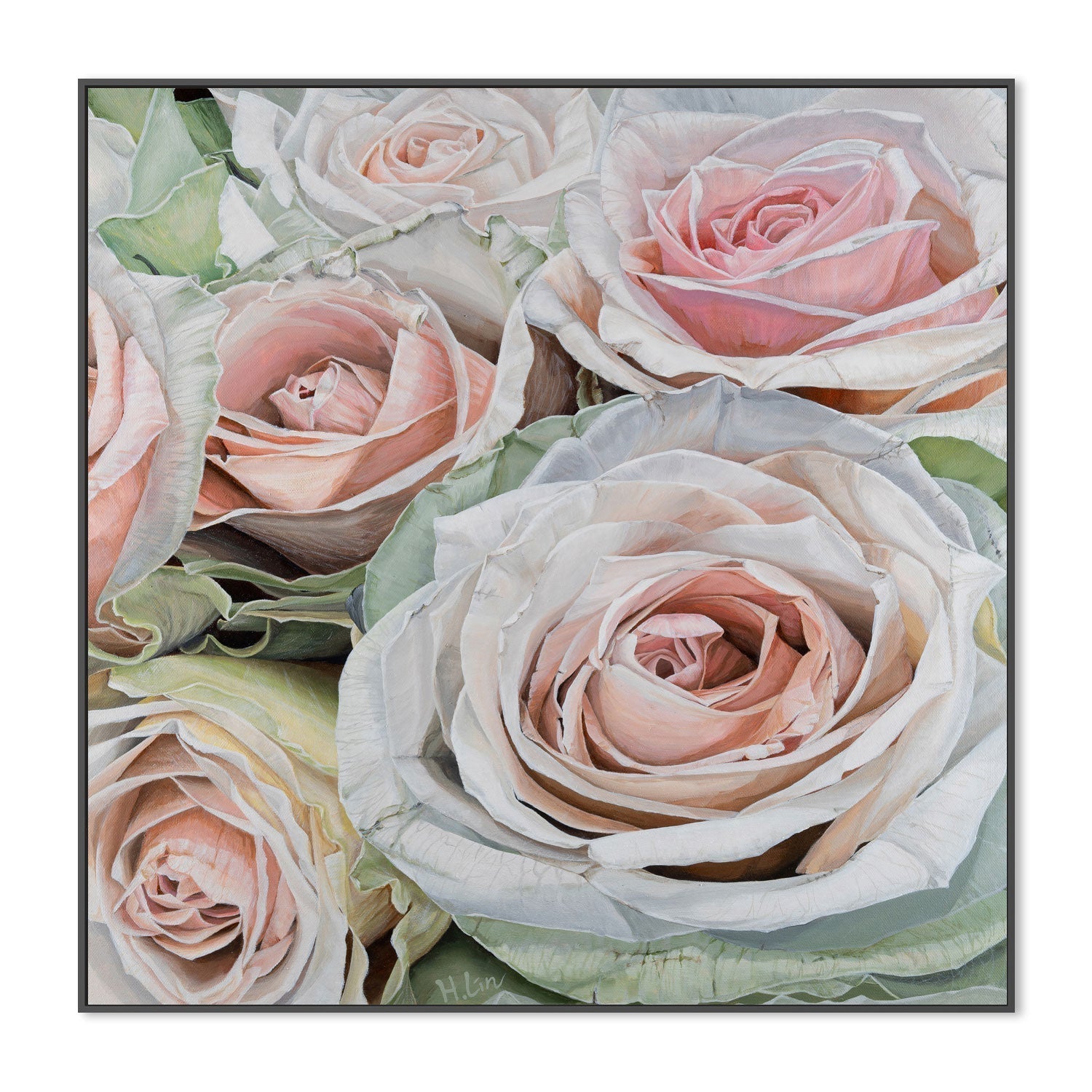 wall-art-print-canvas-poster-framed-Frutteto Roses , By Hsin Lin-GIOIA-WALL-ART