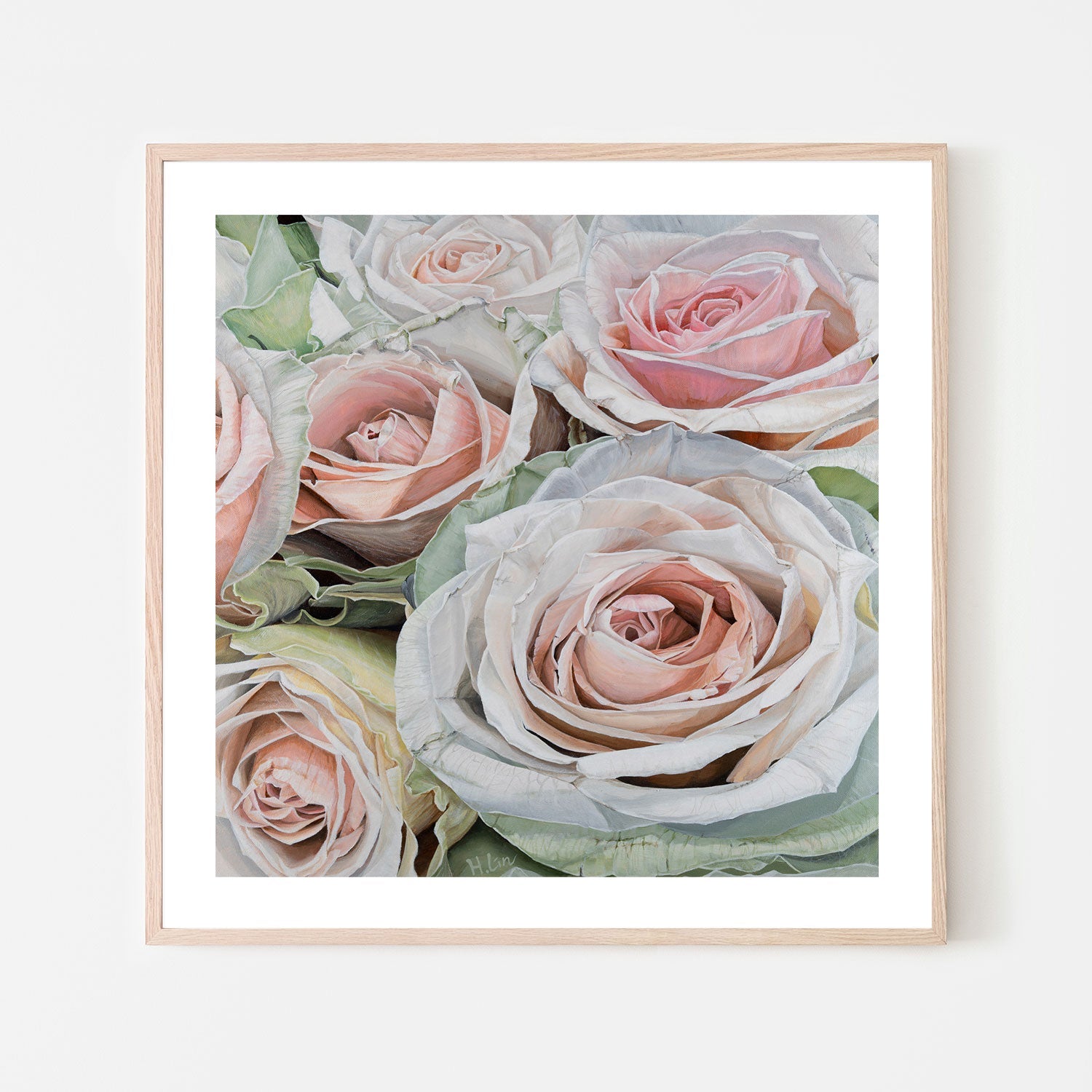 wall-art-print-canvas-poster-framed-Frutteto Roses , By Hsin Lin-GIOIA-WALL-ART