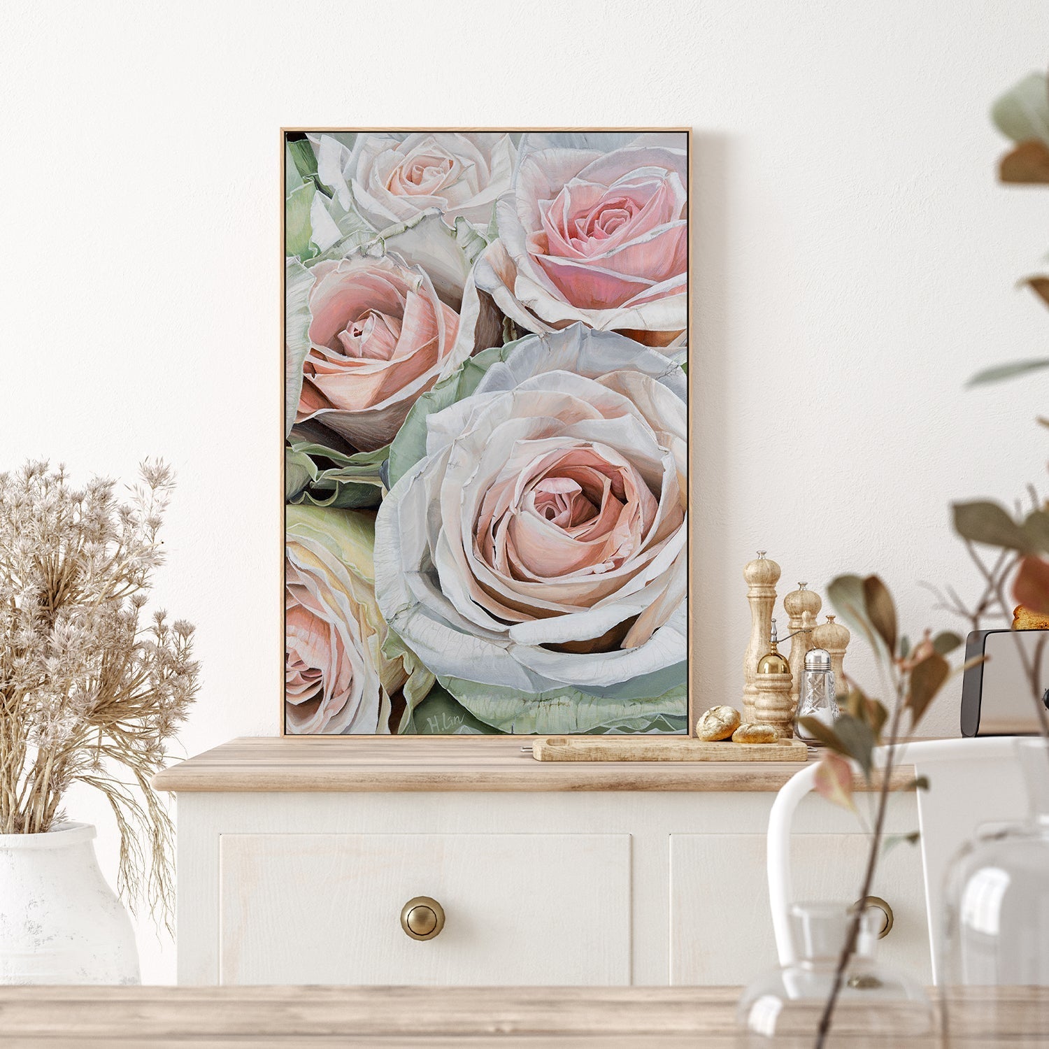 wall-art-print-canvas-poster-framed-Frutteto Roses , By Hsin Lin-7