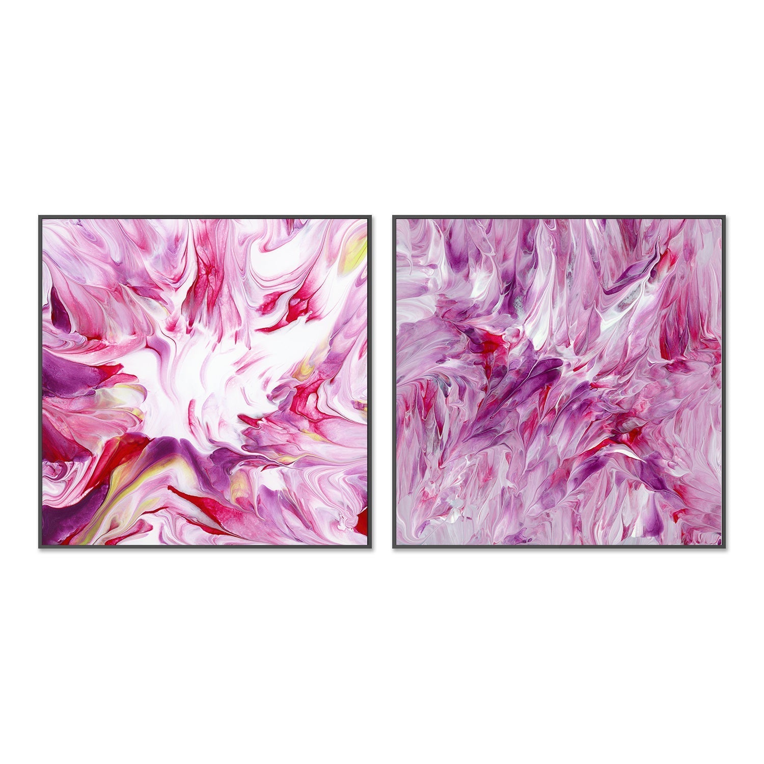 wall-art-print-canvas-poster-framed-Fuchsia , Style A & B, Set Of 2, By Cathy Anderson , By Cathy Anderson-3