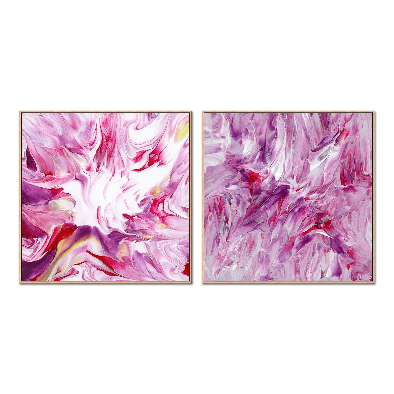 wall-art-print-canvas-poster-framed-Fuchsia , Style A & B, Set Of 2, By Cathy Anderson , By Cathy Anderson-4