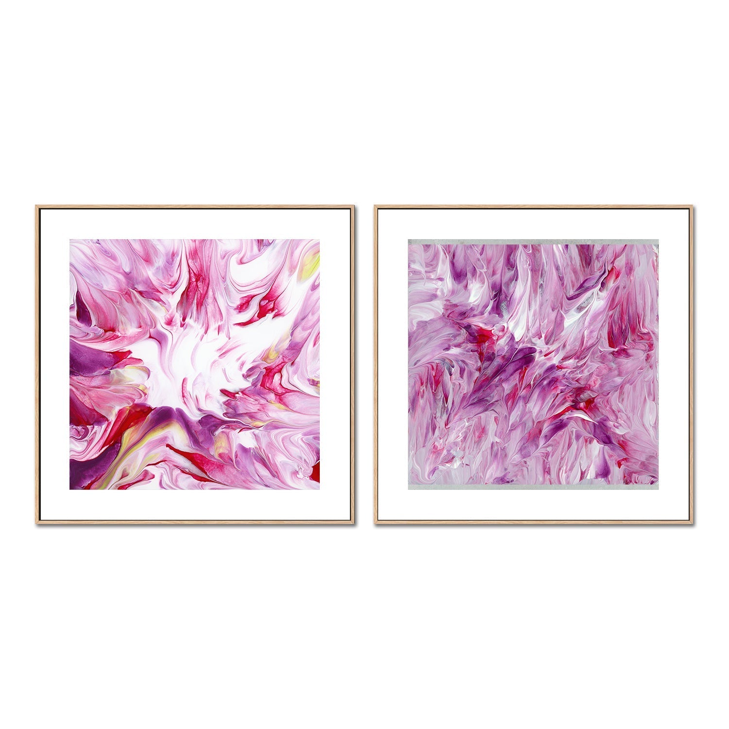 wall-art-print-canvas-poster-framed-Fuchsia , Style A & B, Set Of 2, By Cathy Anderson , By Cathy Anderson-6