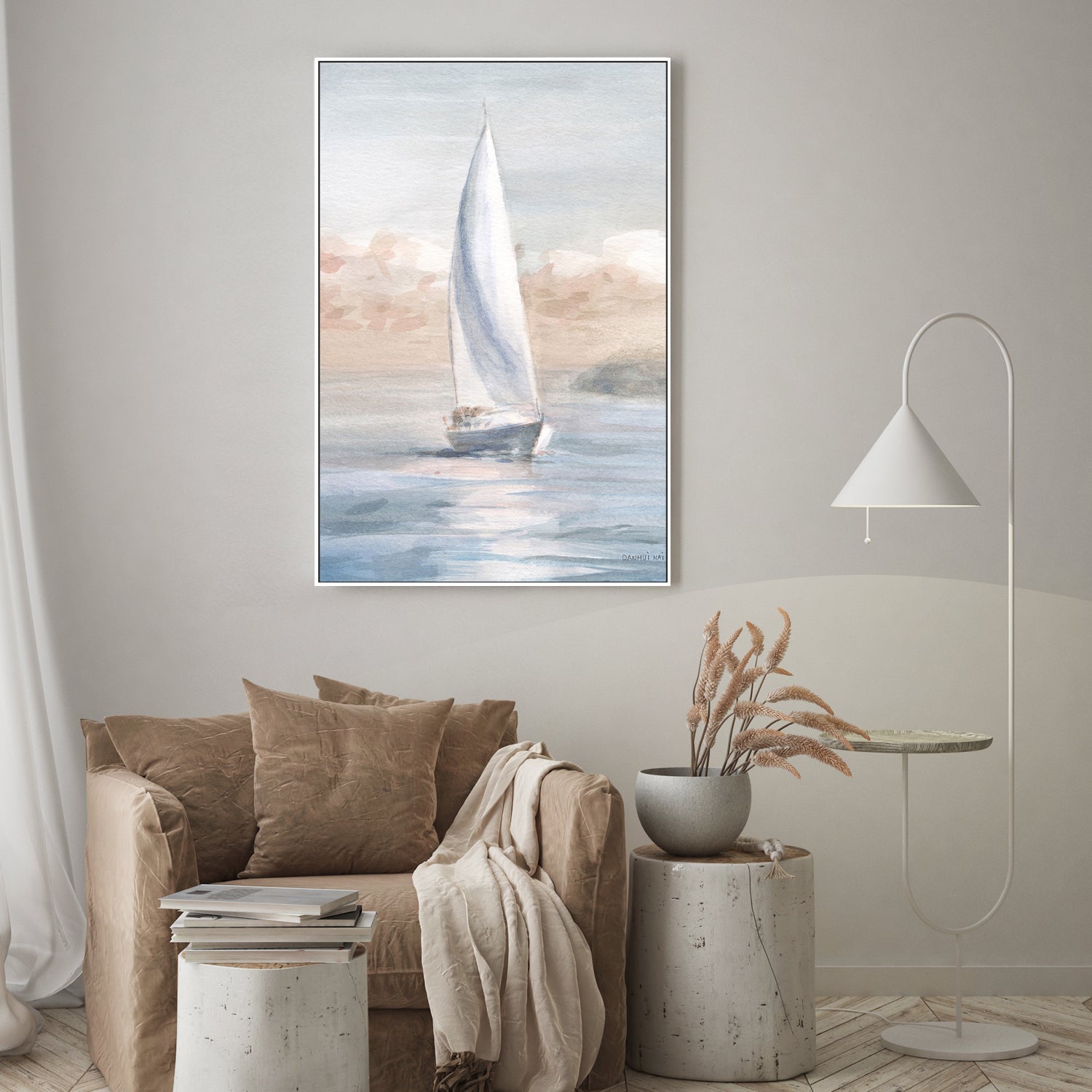 wall-art-print-canvas-poster-framed-Full Sail, Style A-by-Danhui Nai-Gioia Wall Art