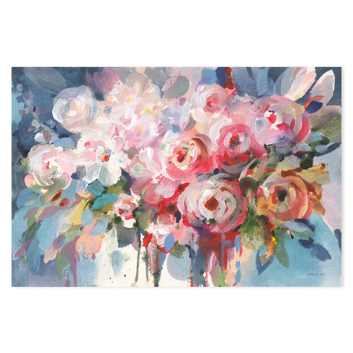wall-art-print-canvas-poster-framed-Fullness of Flowers-by-Danhui Nai-Gioia Wall Art