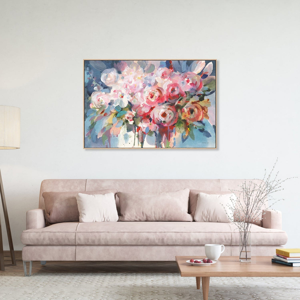 wall-art-print-canvas-poster-framed-Fullness of Flowers-by-Danhui Nai-Gioia Wall Art
