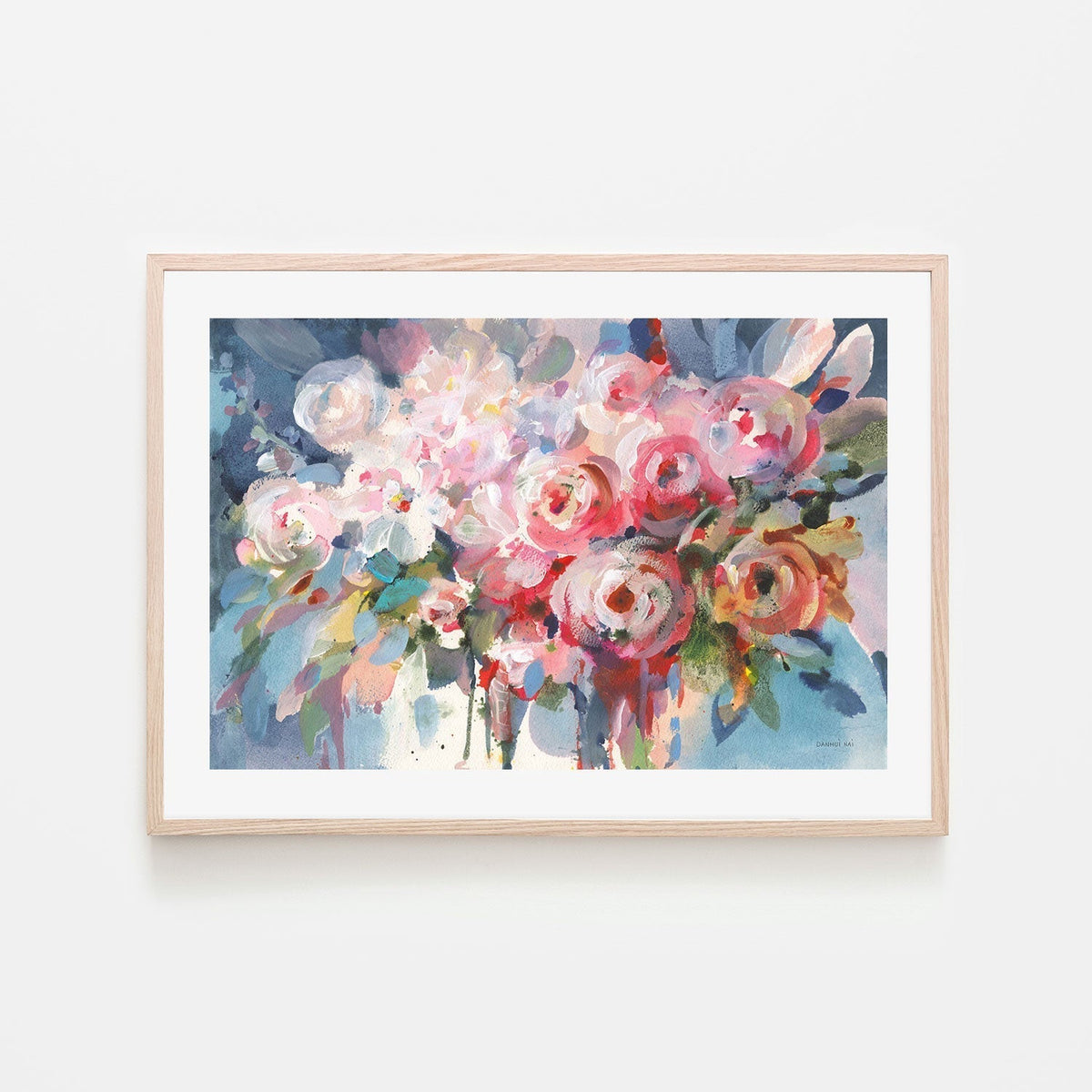 wall-art-print-canvas-poster-framed-Fullness of Flowers-by-Danhui Nai-Gioia Wall Art
