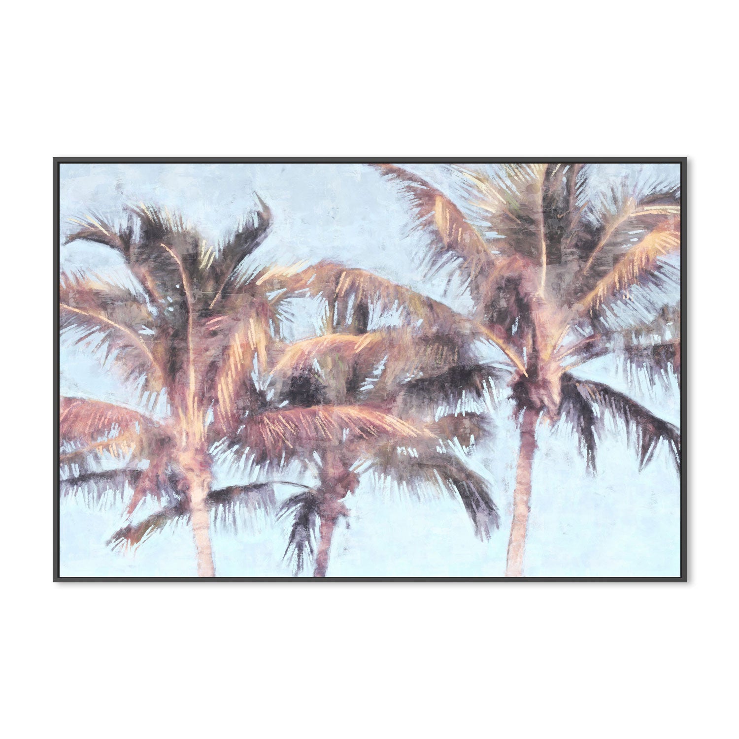 wall-art-print-canvas-poster-framed-Fun Palms, Style B , By Nina Blue-3