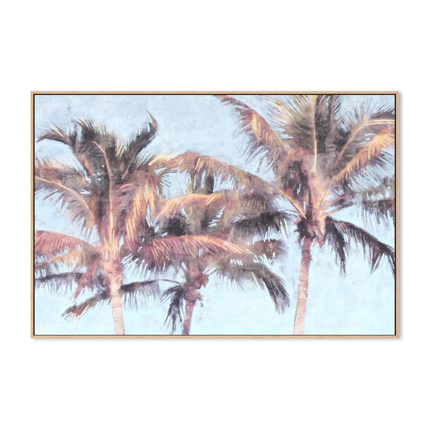 wall-art-print-canvas-poster-framed-Fun Palms, Style B , By Nina Blue-4
