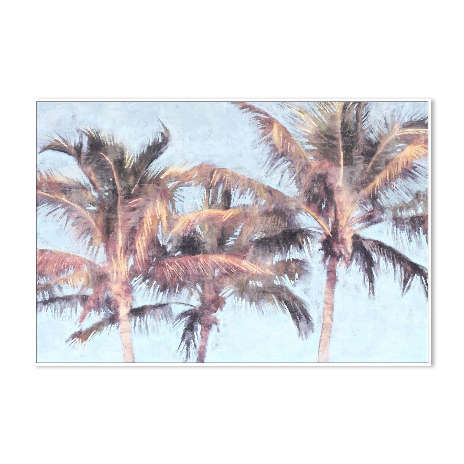 wall-art-print-canvas-poster-framed-Fun Palms, Style B , By Nina Blue-5
