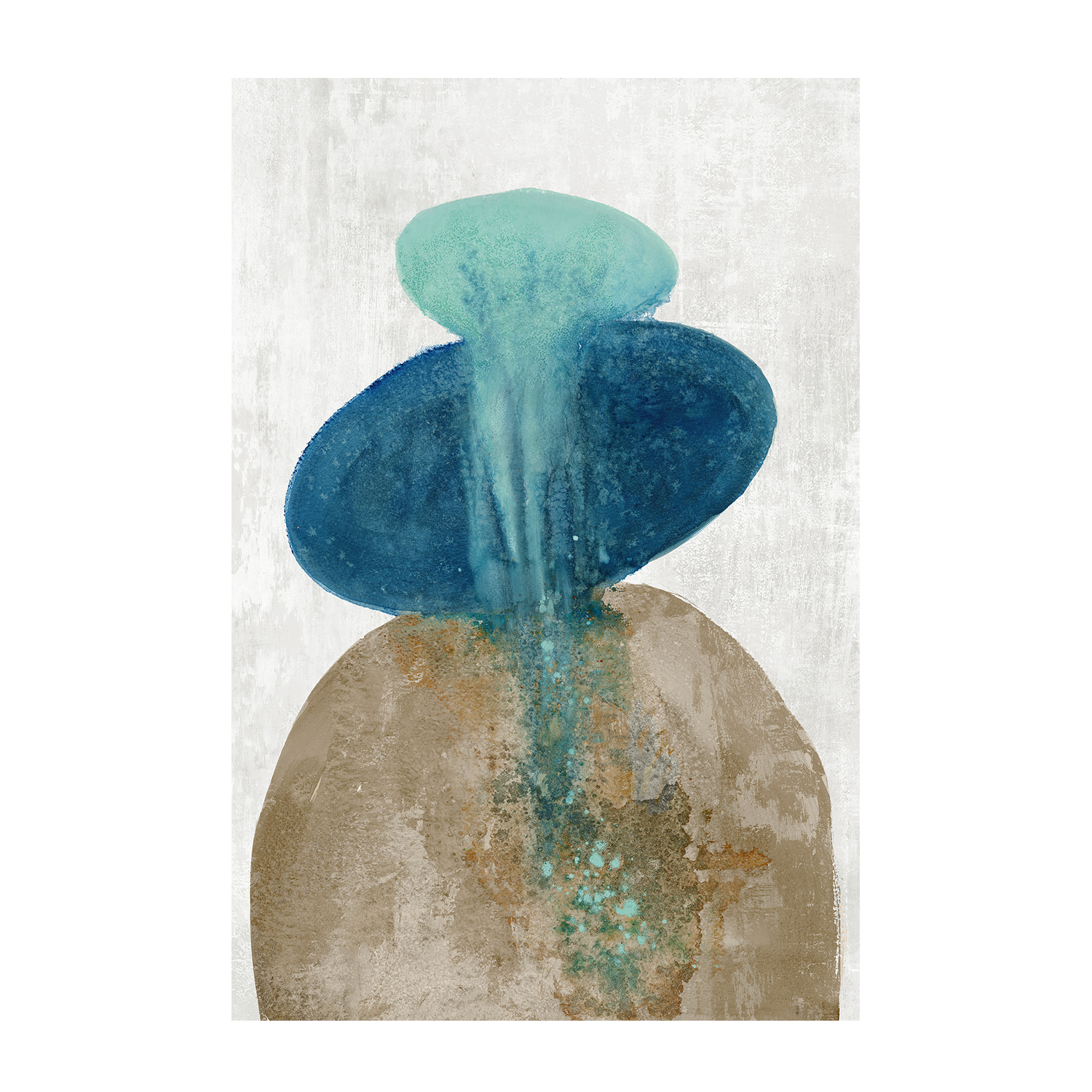 wall-art-print-canvas-poster-framed-Galaxy of Blue , By Maya Woods-1
