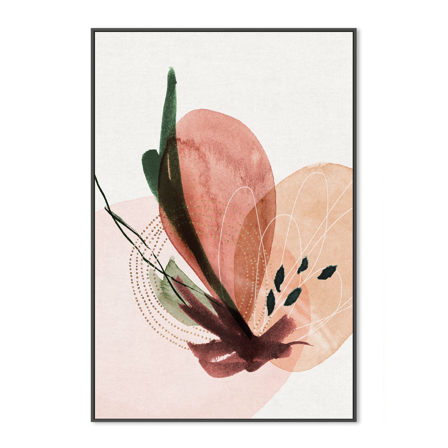 wall-art-print-canvas-poster-framed-Garden Abstract Style A-by-Dear Musketeer Studio-Gioia Wall Art