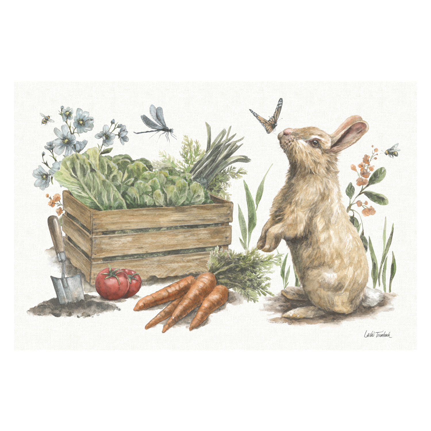 wall-art-print-canvas-poster-framed-Garden Patch , By Leslie Trimbach-1