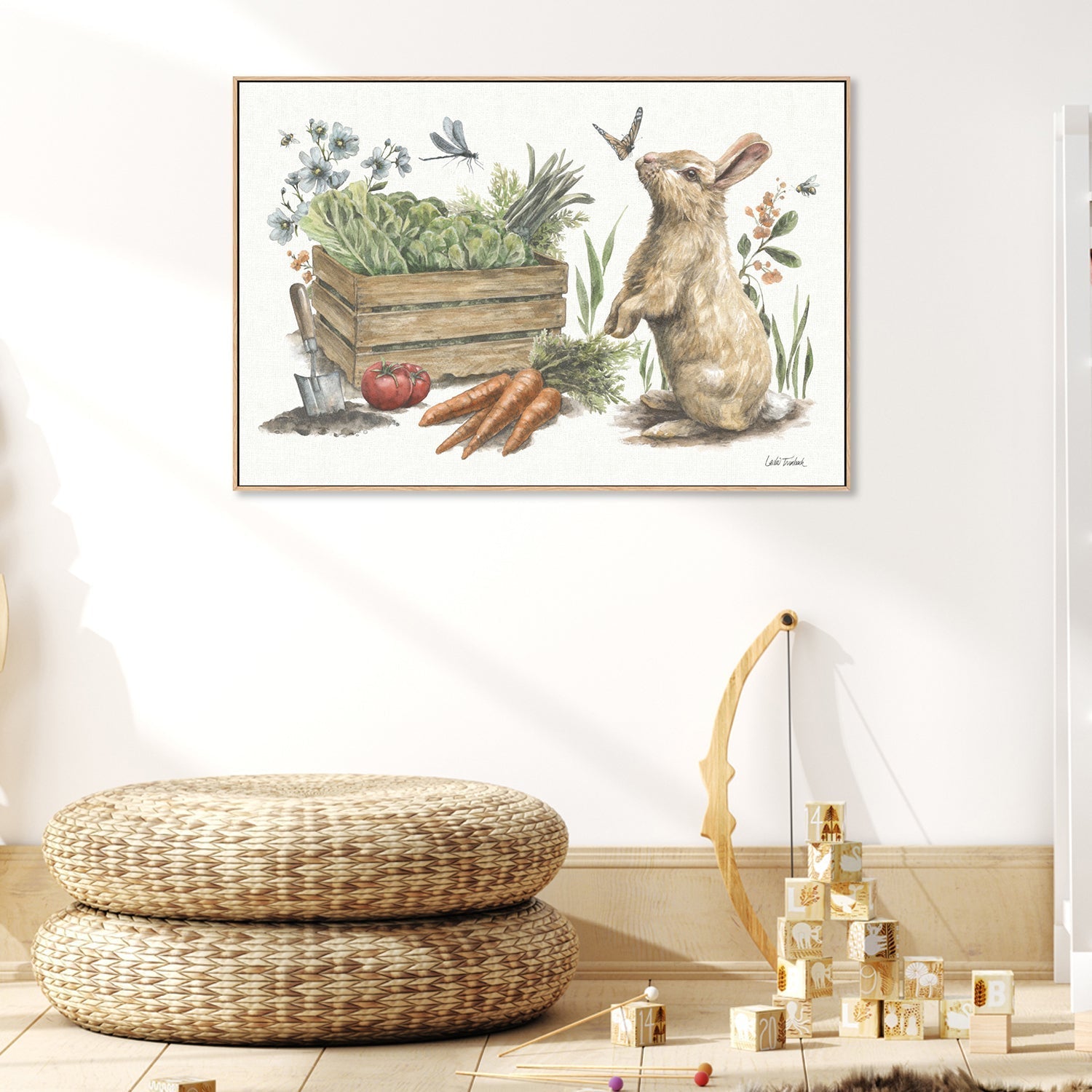 wall-art-print-canvas-poster-framed-Garden Patch , By Leslie Trimbach-2
