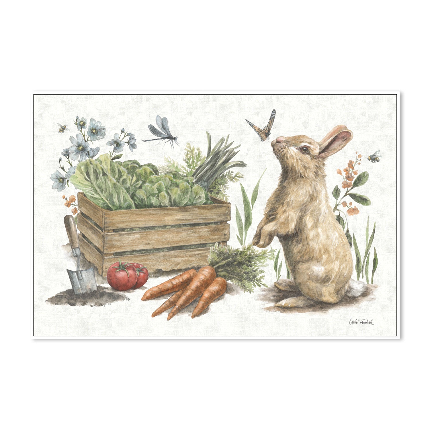 wall-art-print-canvas-poster-framed-Garden Patch , By Leslie Trimbach-5
