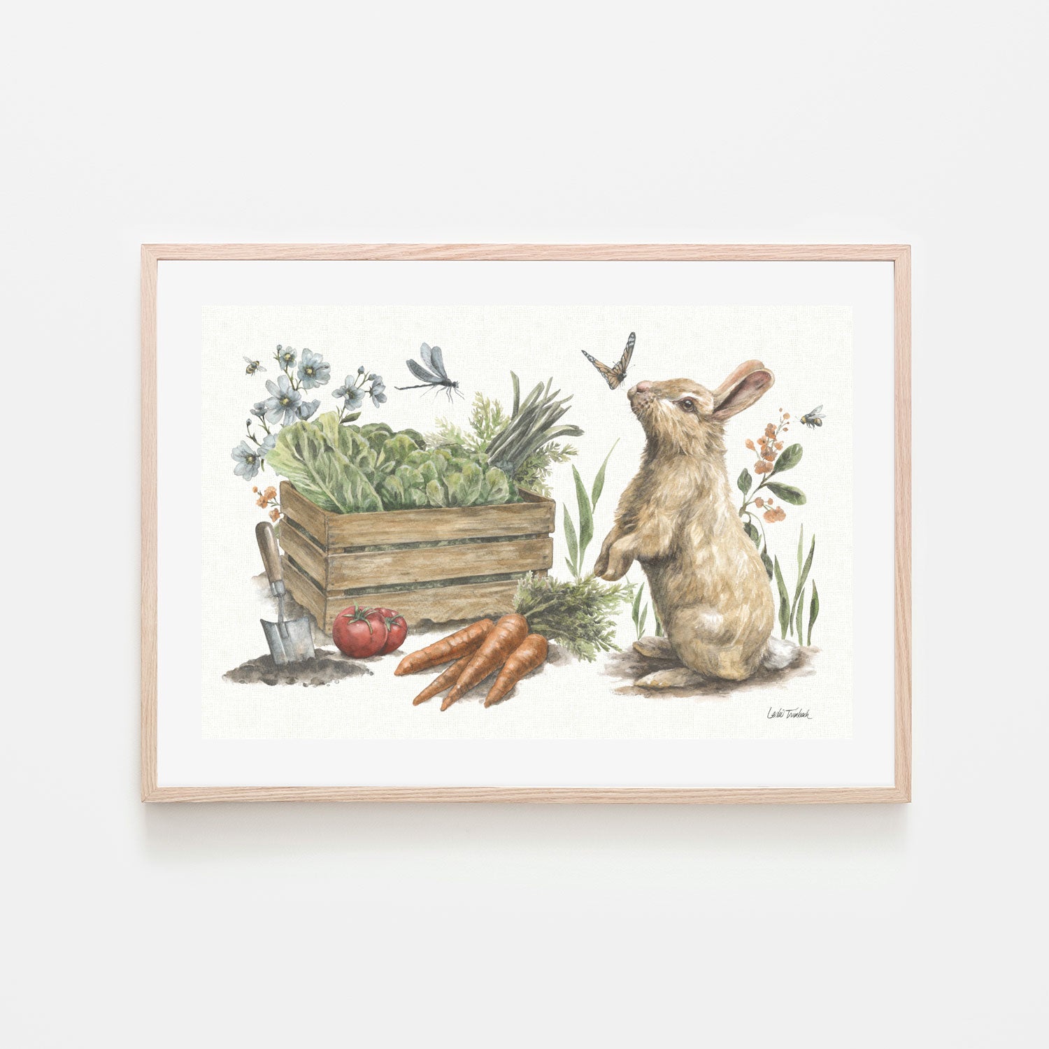 wall-art-print-canvas-poster-framed-Garden Patch , By Leslie Trimbach-6