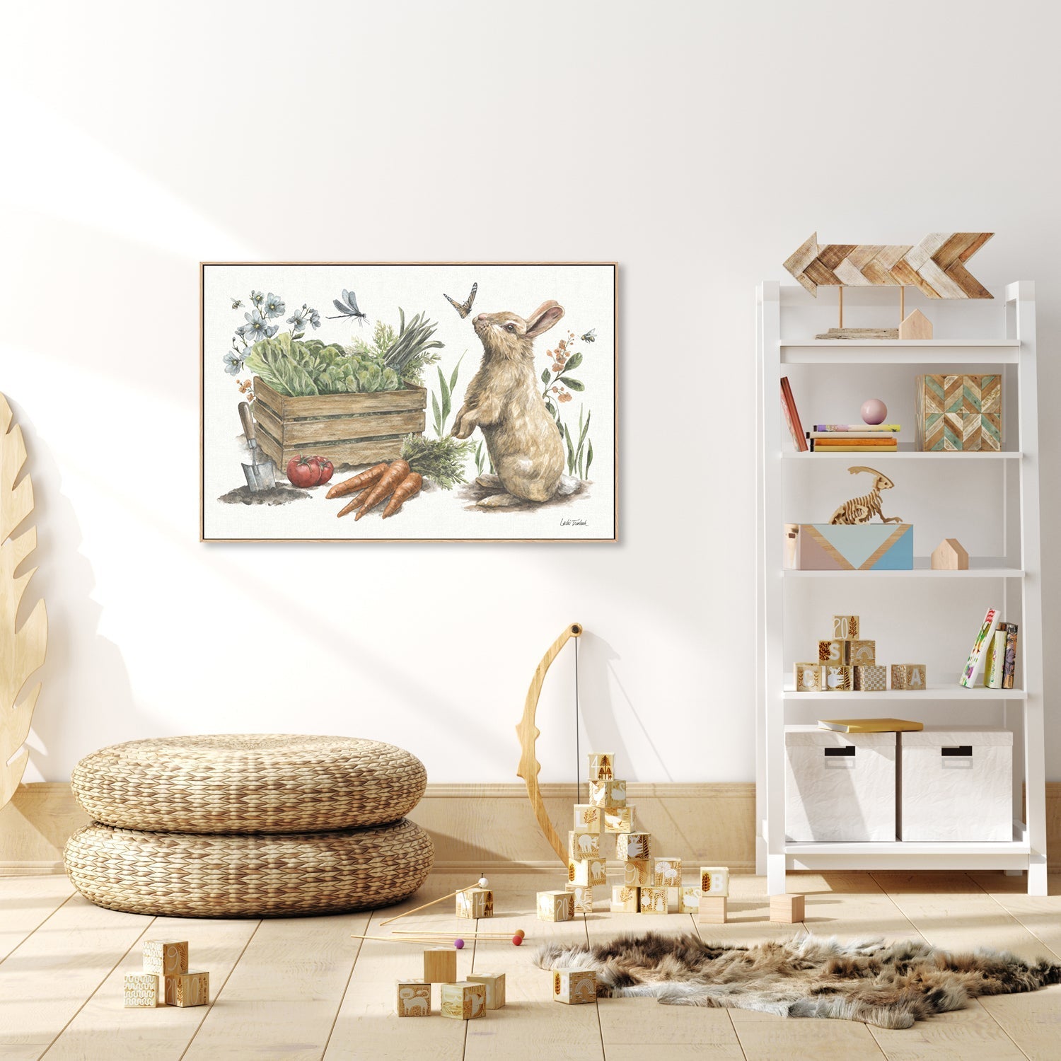 wall-art-print-canvas-poster-framed-Garden Patch , By Leslie Trimbach-7