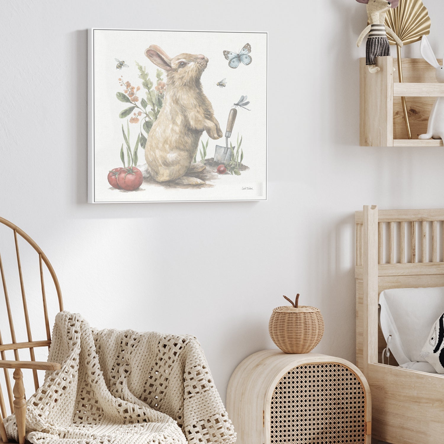 wall-art-print-canvas-poster-framed-Garden Patch, Style A , By Leslie Trimbach-2