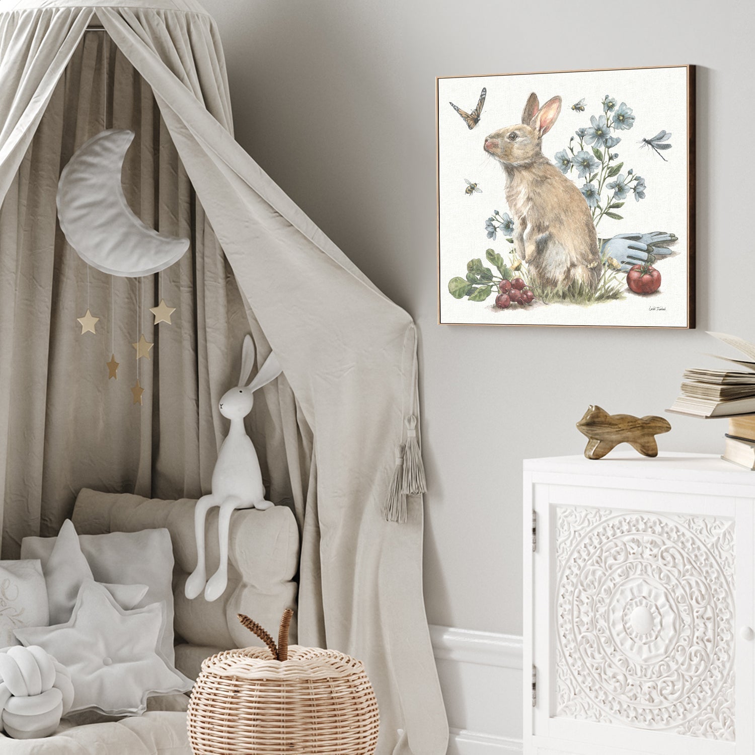 wall-art-print-canvas-poster-framed-Garden Patch, Style B , By Leslie Trimbach-2