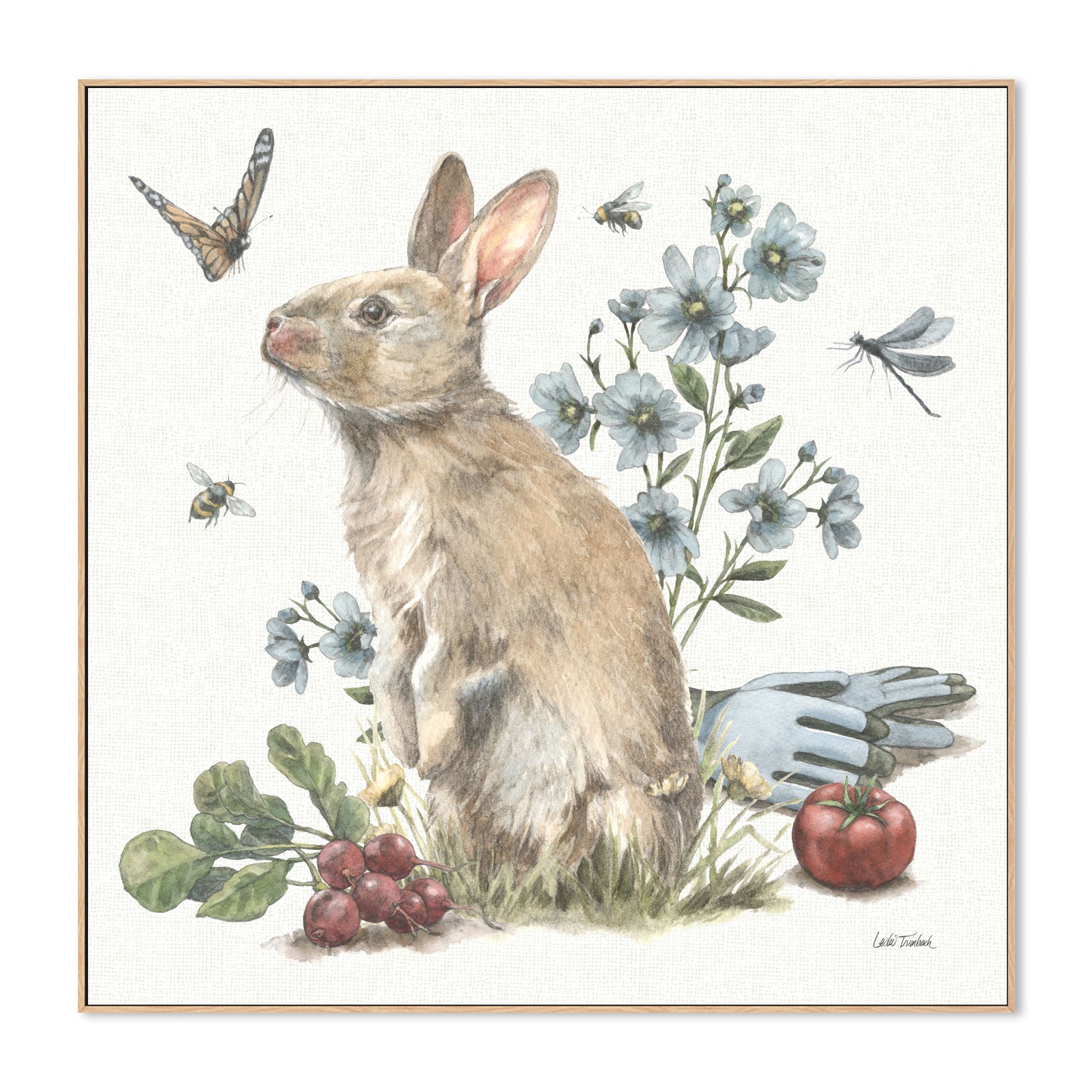 wall-art-print-canvas-poster-framed-Garden Patch, Style B , By Leslie Trimbach-4
