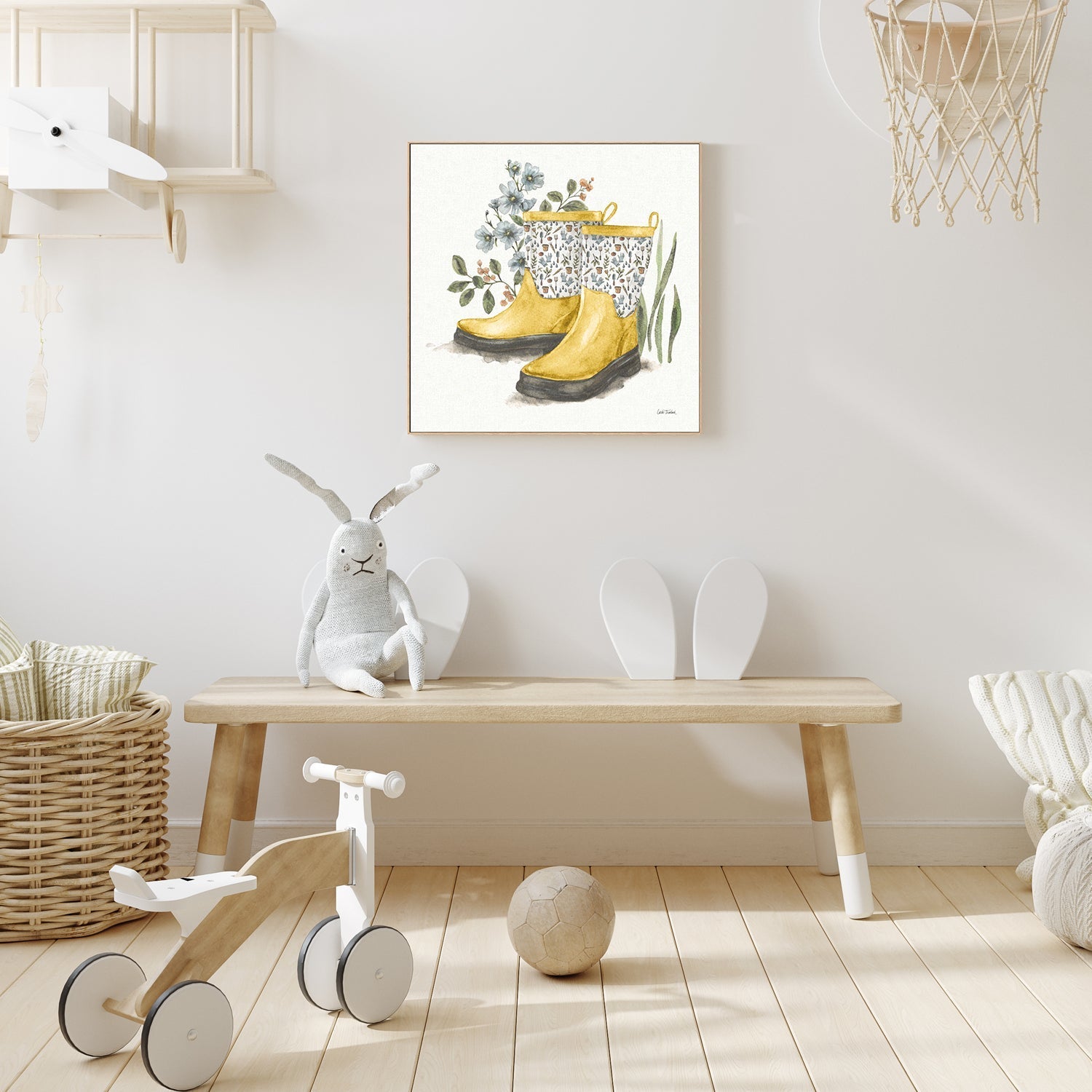wall-art-print-canvas-poster-framed-Garden Patch Yellow, Style B , By Leslie Trimbach-7
