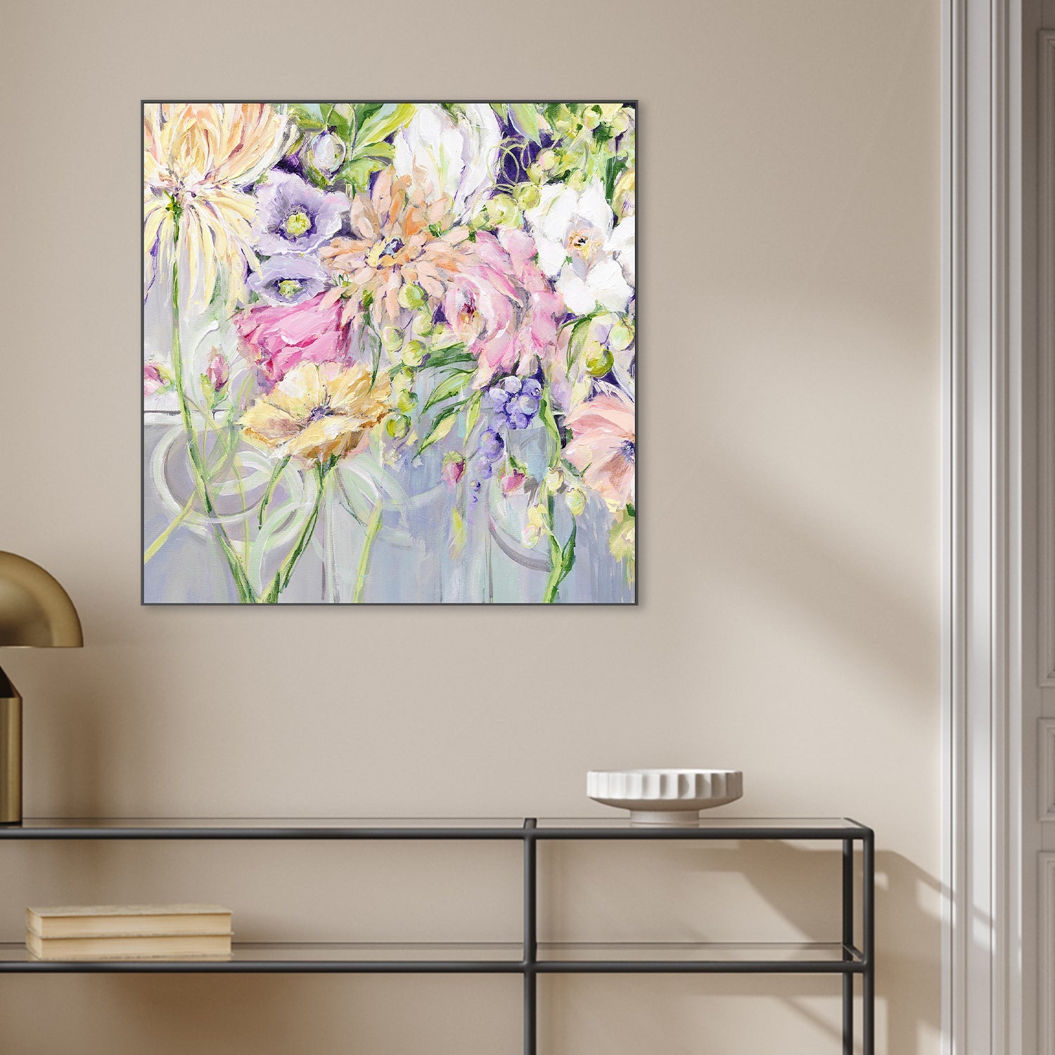 wall-art-print-canvas-poster-framed-Garden Song-2