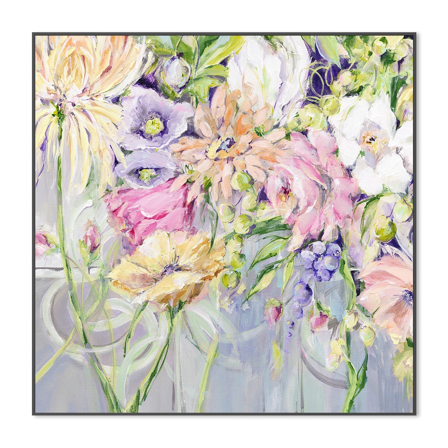 wall-art-print-canvas-poster-framed-Garden Song-3