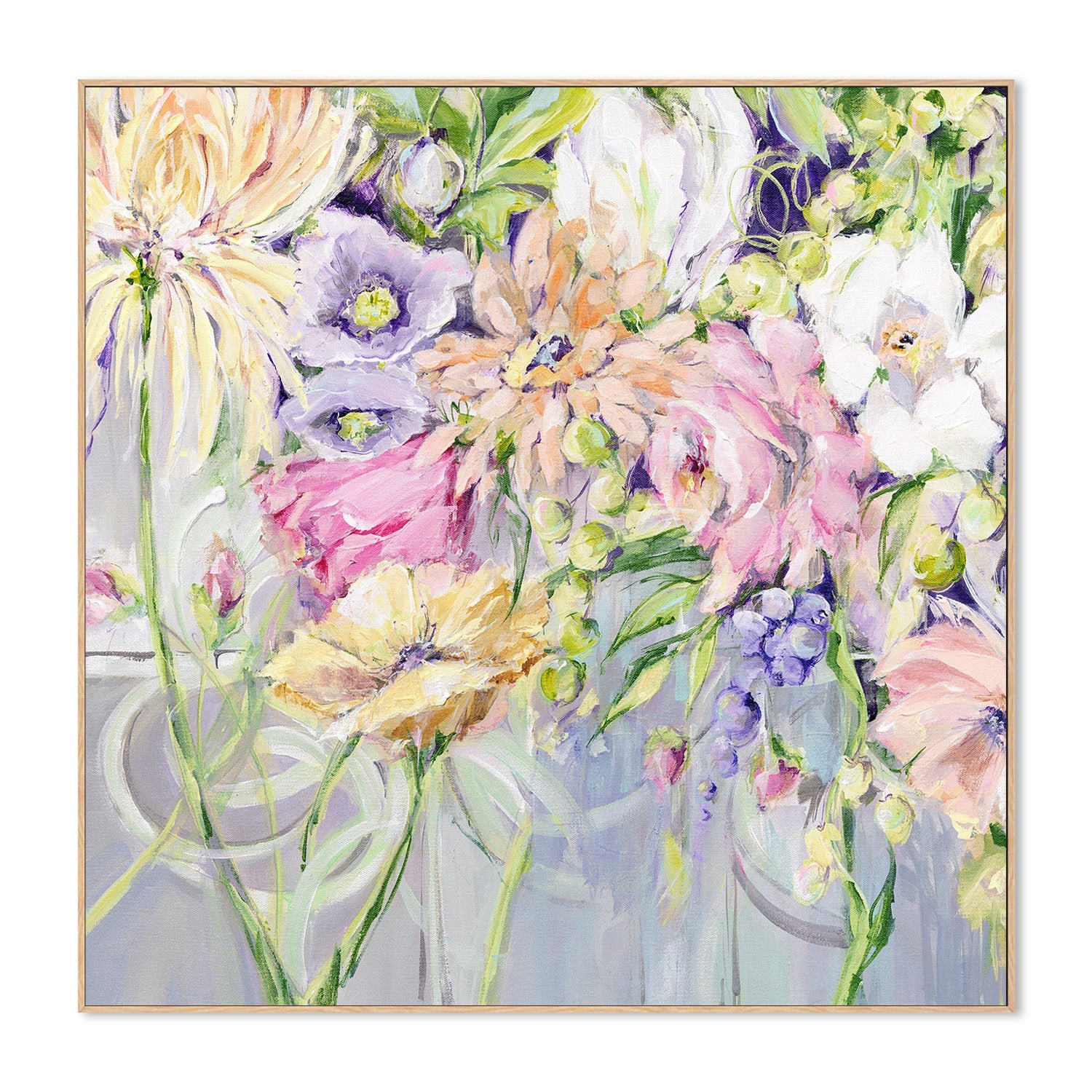 wall-art-print-canvas-poster-framed-Garden Song-4