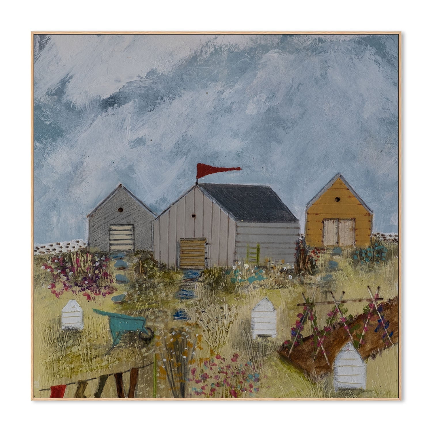 wall-art-print-canvas-poster-framed-Gardeners Washday , By Louise O’Hara-4