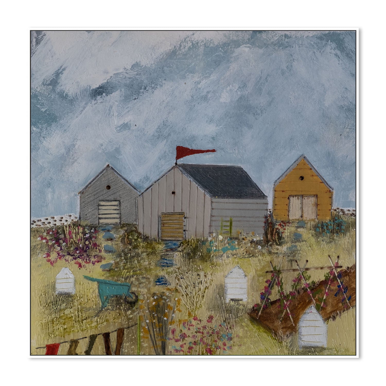 wall-art-print-canvas-poster-framed-Gardeners Washday , By Louise O’Hara-5