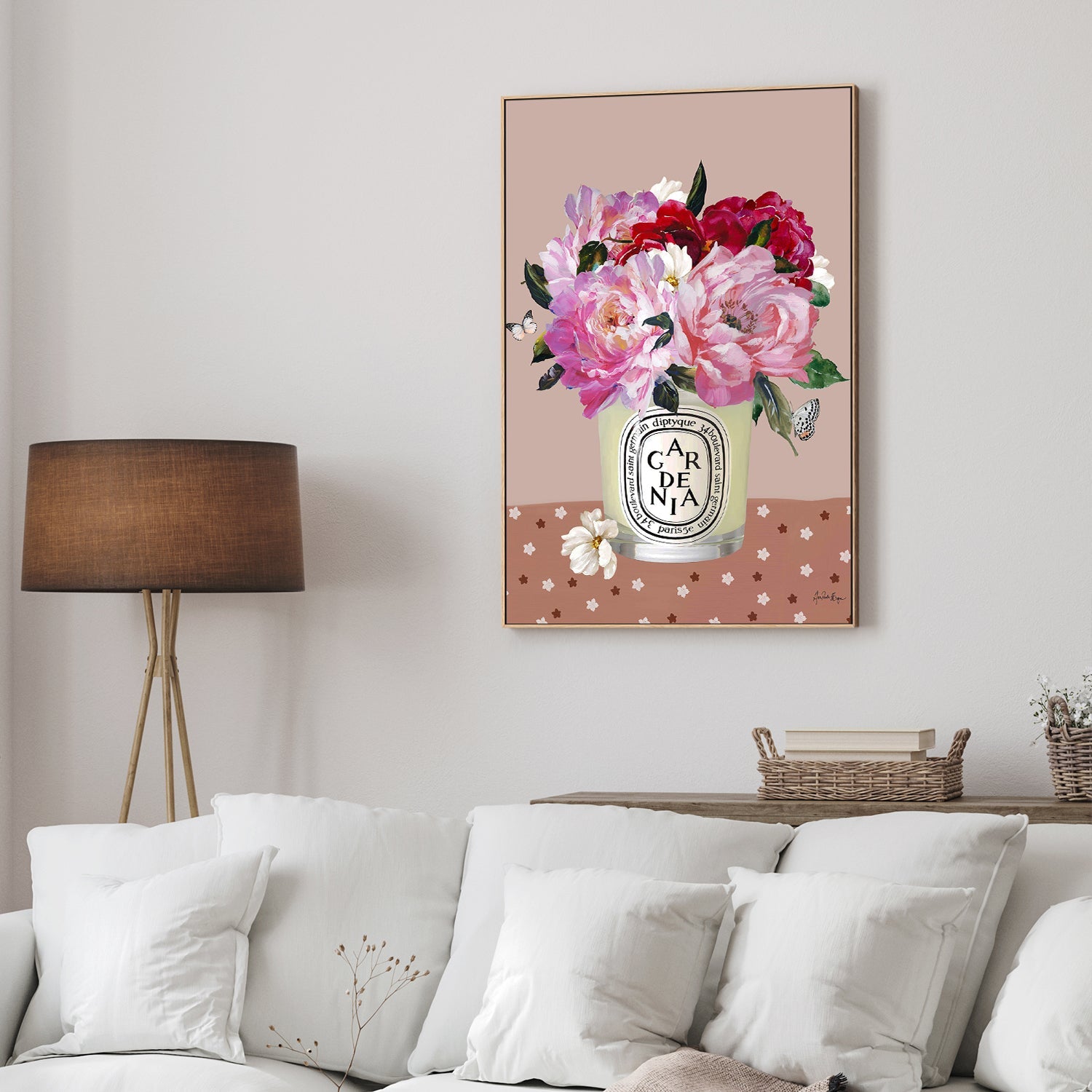 wall-art-print-canvas-poster-framed-Gardenia-2