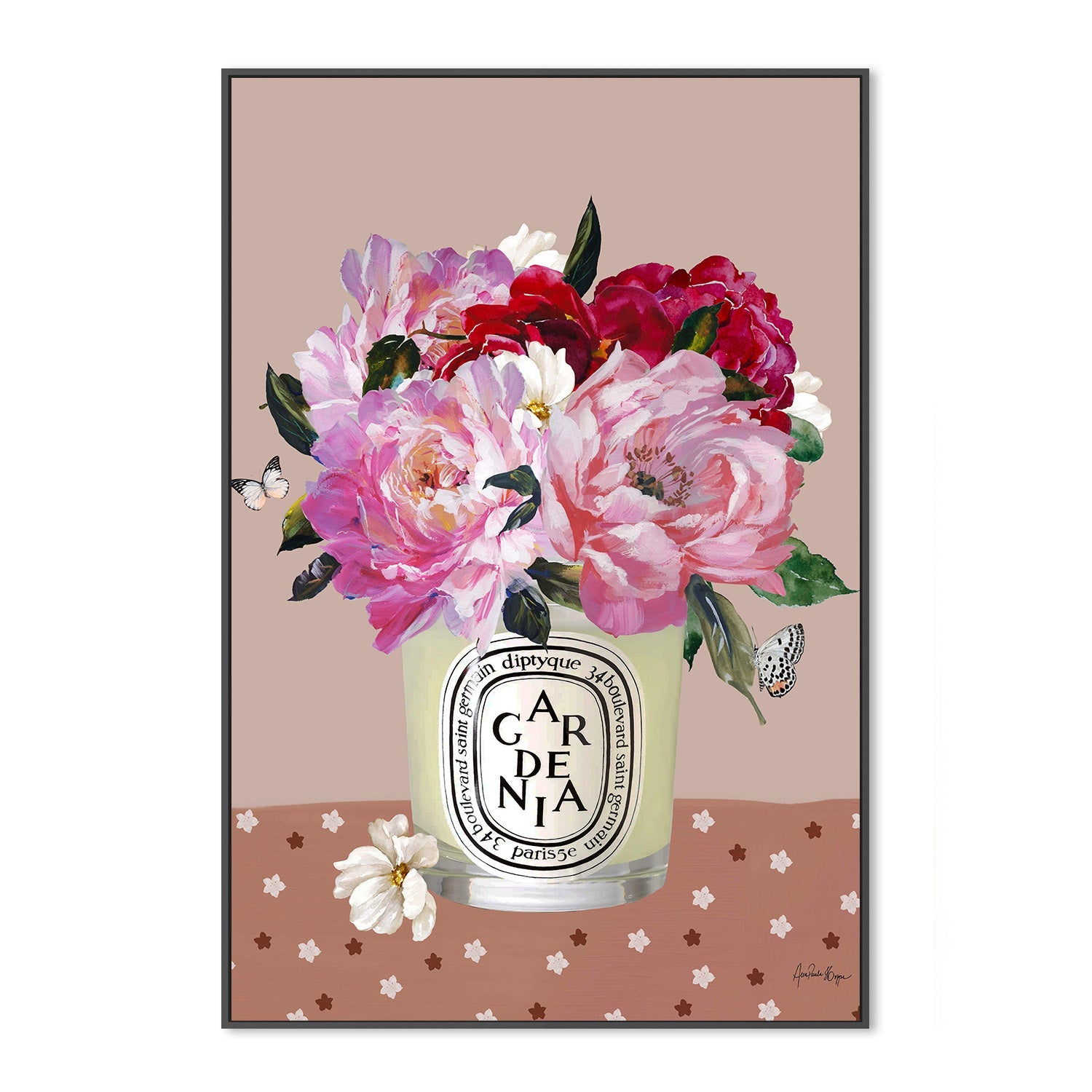 wall-art-print-canvas-poster-framed-Gardenia-3