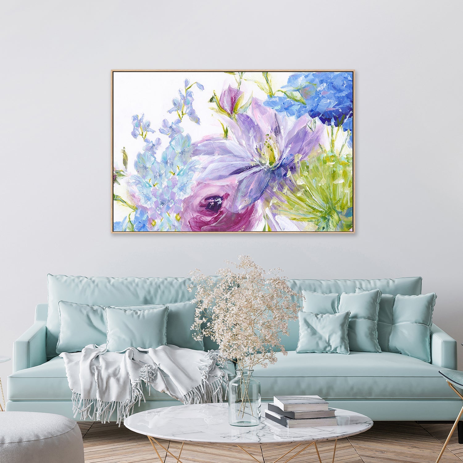 wall-art-print-canvas-poster-framed-Gathered Garden-7