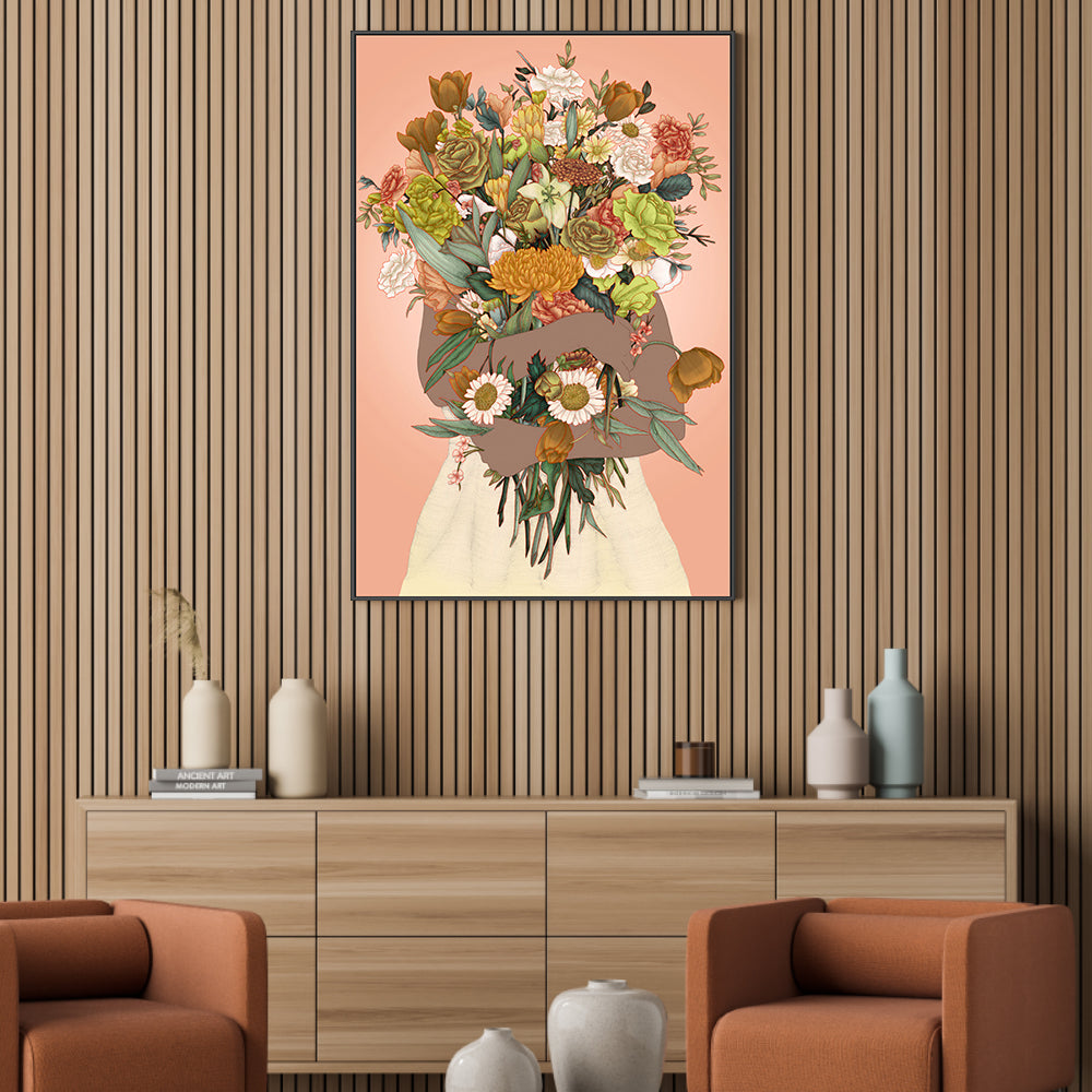 wall-art-print-canvas-poster-framed-Gathering a Golden Garden-2