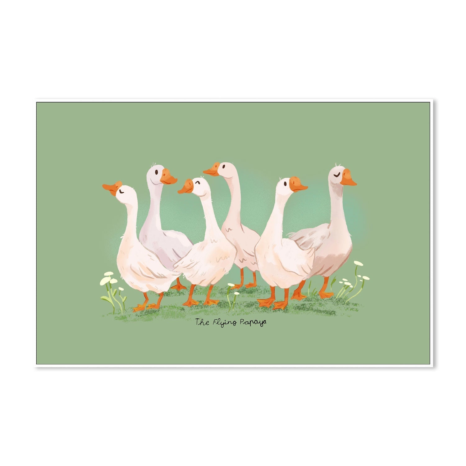 wall-art-print-canvas-poster-framed-Geese , By The Flying Papaya-5