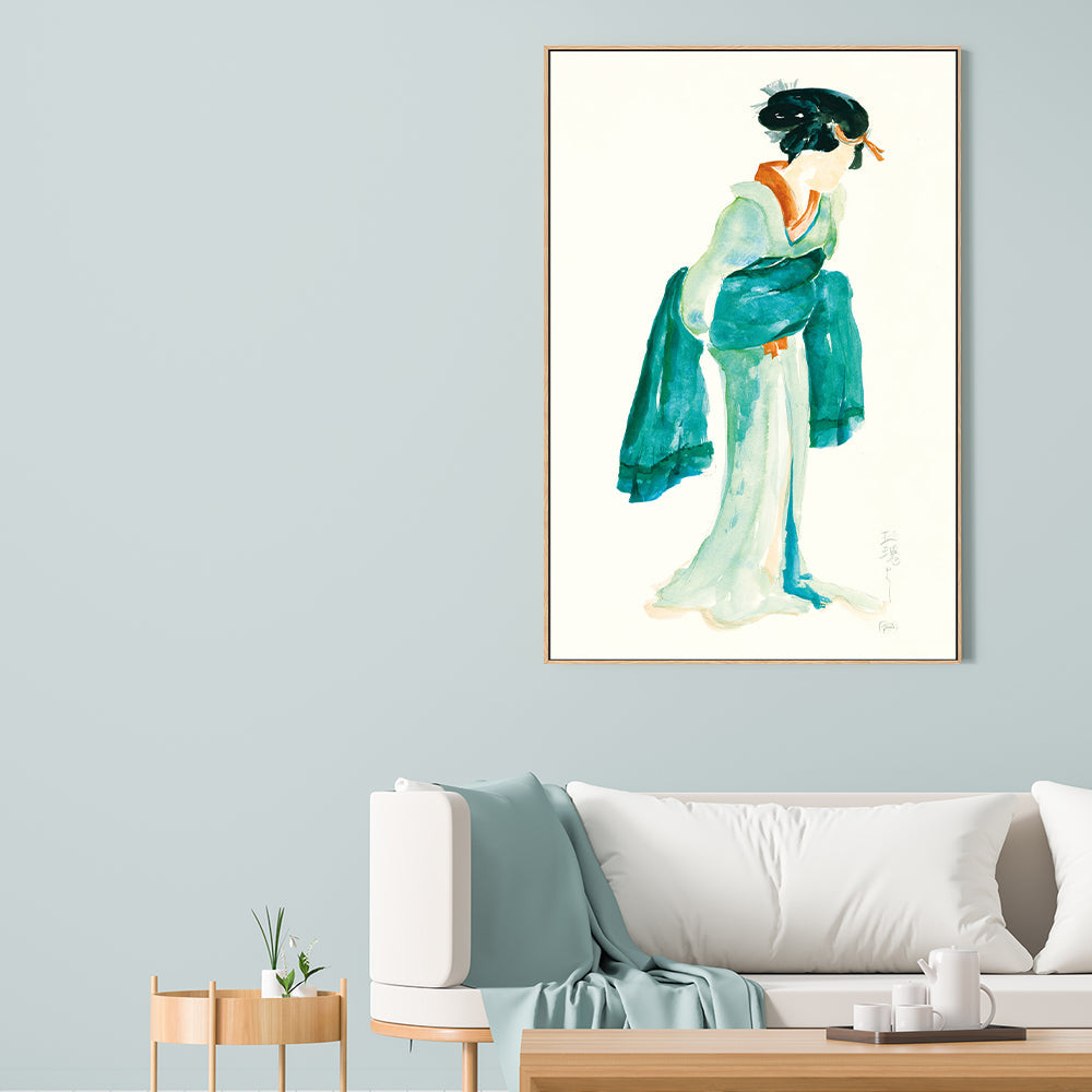 wall-art-print-canvas-poster-framed-Geisha , By Chris Paschke-GIOIA-WALL-ART