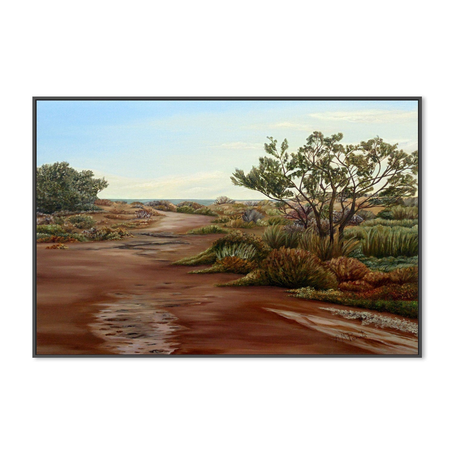 wall-art-print-canvas-poster-framed-Genoveses' Walk , By Angeles M. Pomata-3