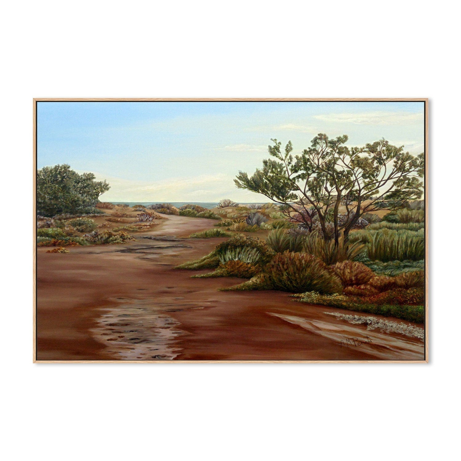 wall-art-print-canvas-poster-framed-Genoveses' Walk , By Angeles M. Pomata-4