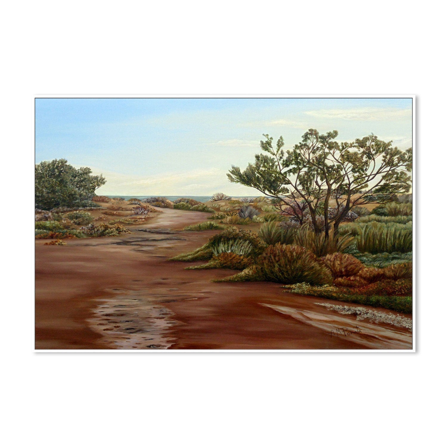wall-art-print-canvas-poster-framed-Genoveses' Walk , By Angeles M. Pomata-5