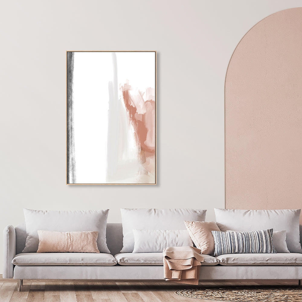 wall-art-print-canvas-poster-framed-Gentle Abstract, Style A , By Karine Tonial Grimm-GIOIA-WALL-ART