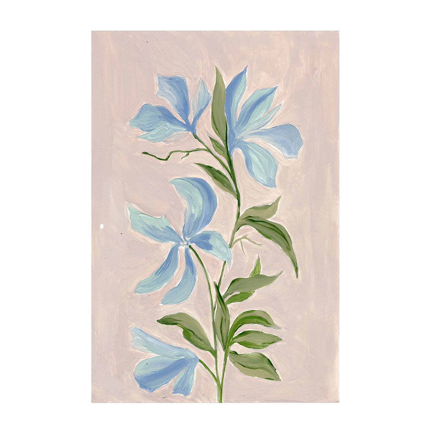 wall-art-print-canvas-poster-framed-Gentle Blossoms, Style A , By Nikita Jariwala-GIOIA-WALL-ART