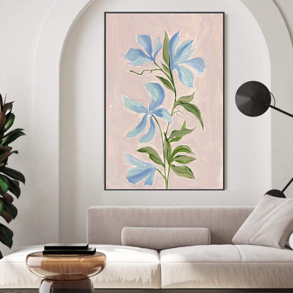 wall-art-print-canvas-poster-framed-Gentle Blossoms, Style A , By Nikita Jariwala-GIOIA-WALL-ART