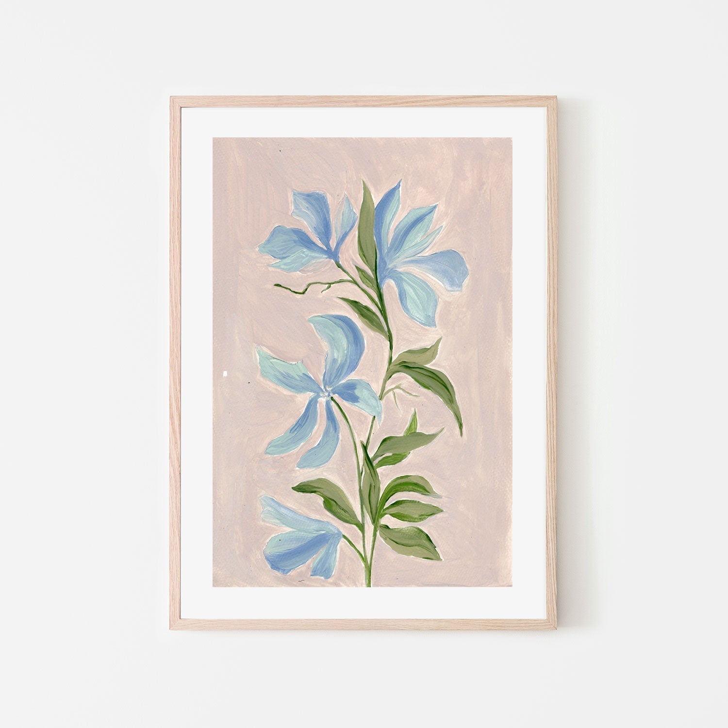 wall-art-print-canvas-poster-framed-Gentle Blossoms, Style A , By Nikita Jariwala-GIOIA-WALL-ART