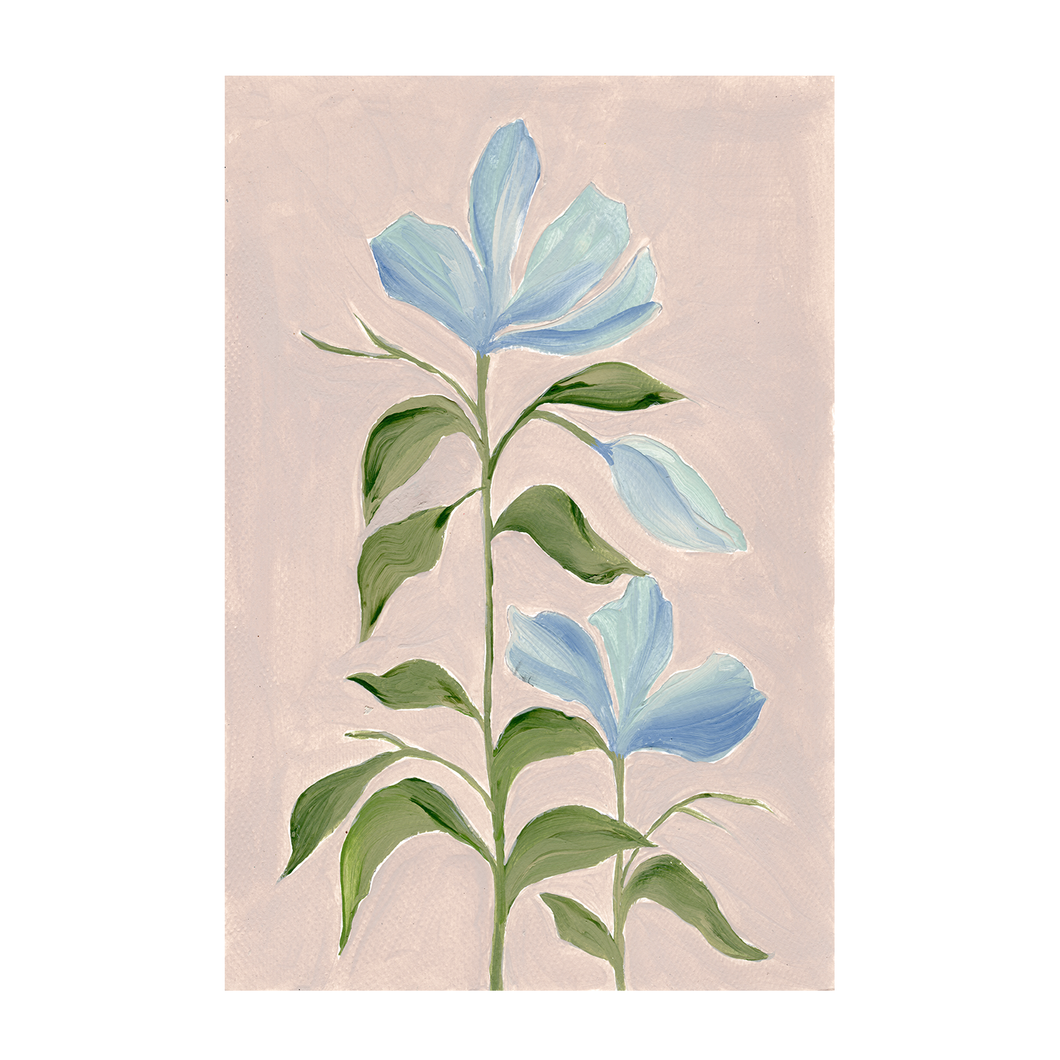 wall-art-print-canvas-poster-framed-Gentle Blossoms, Style B , By Nikita Jariwala-GIOIA-WALL-ART