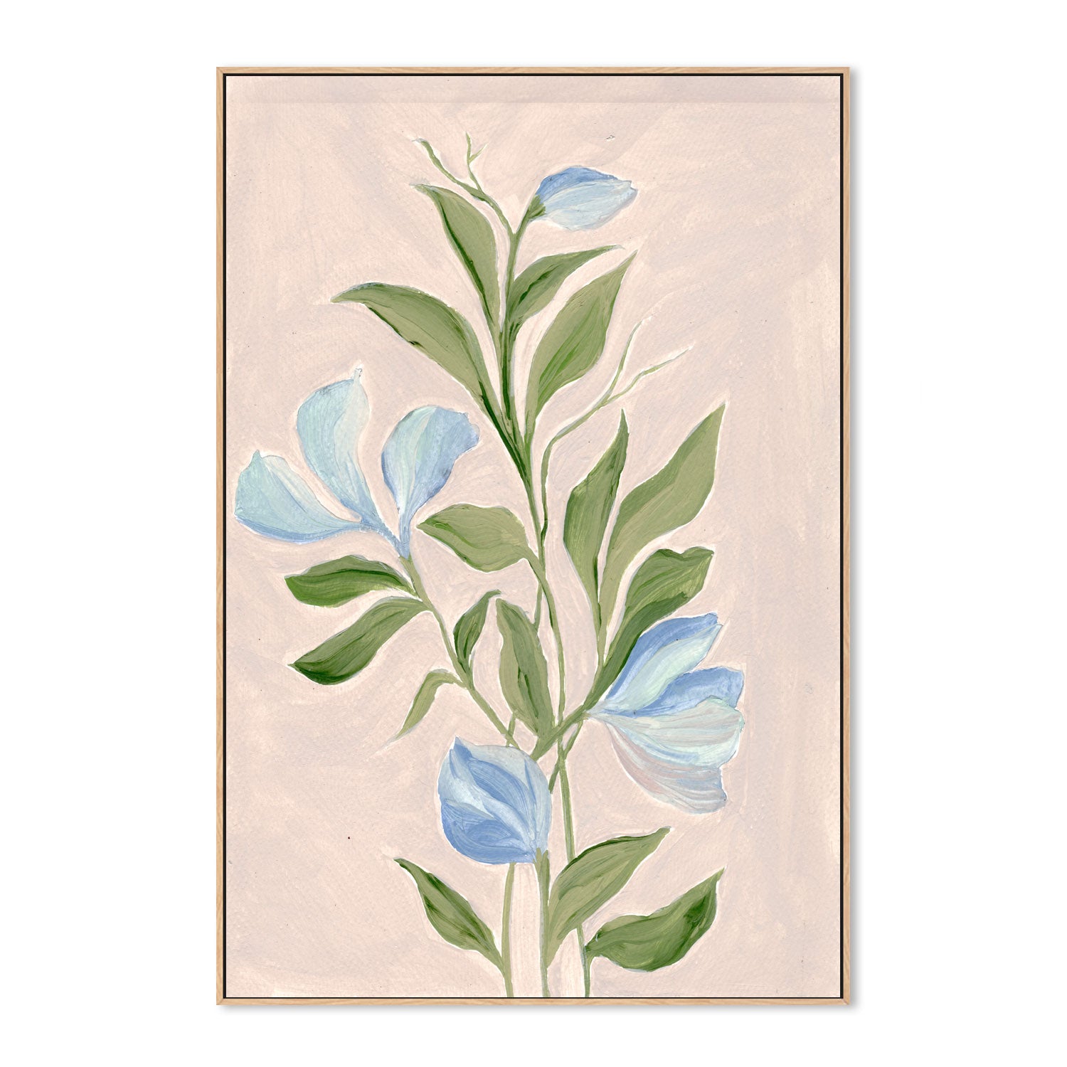 wall-art-print-canvas-poster-framed-Gentle Blossoms, Style C , By Nikita Jariwala-GIOIA-WALL-ART