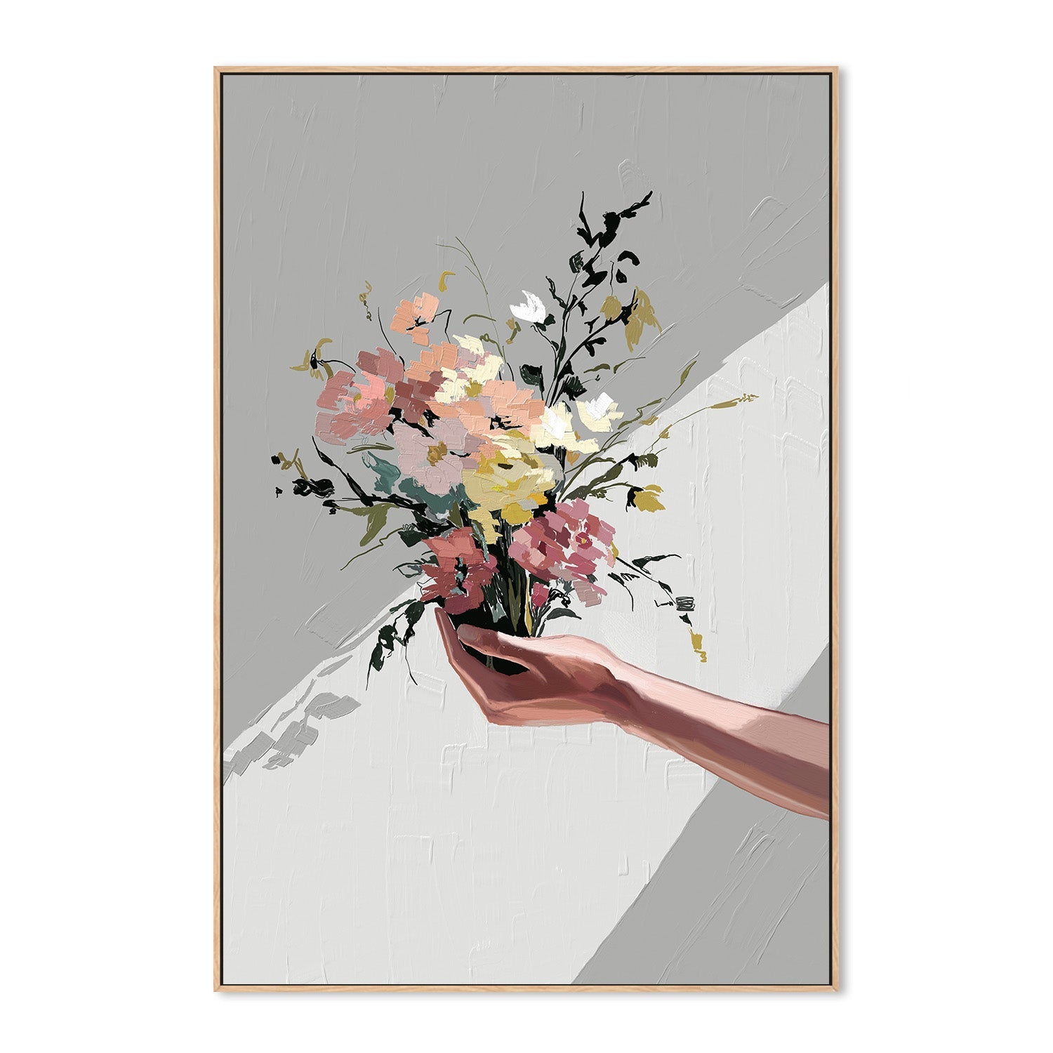 wall-art-print-canvas-poster-framed-Gentle Bunch , By Jenna Alheit-4