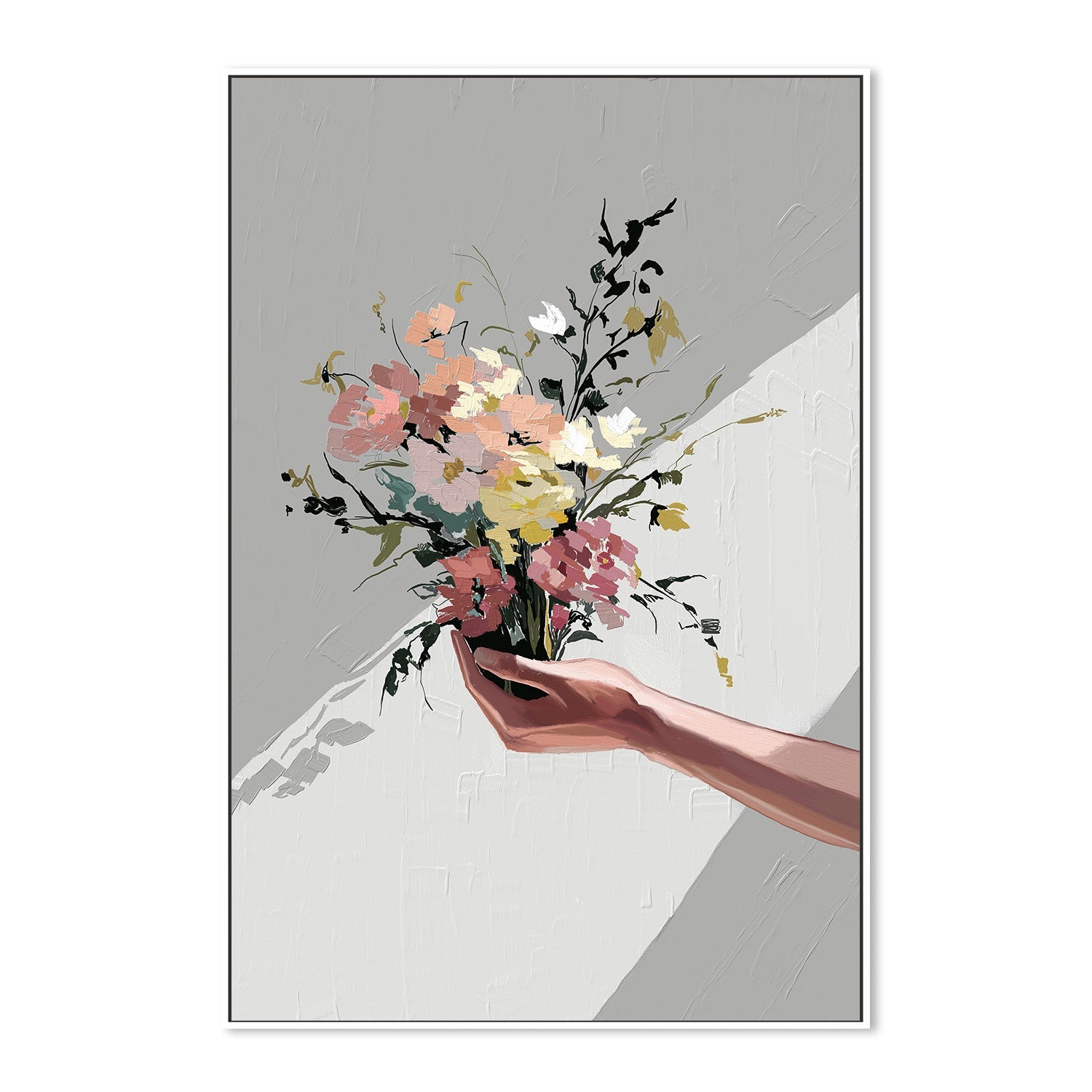 wall-art-print-canvas-poster-framed-Gentle Bunch , By Jenna Alheit-5