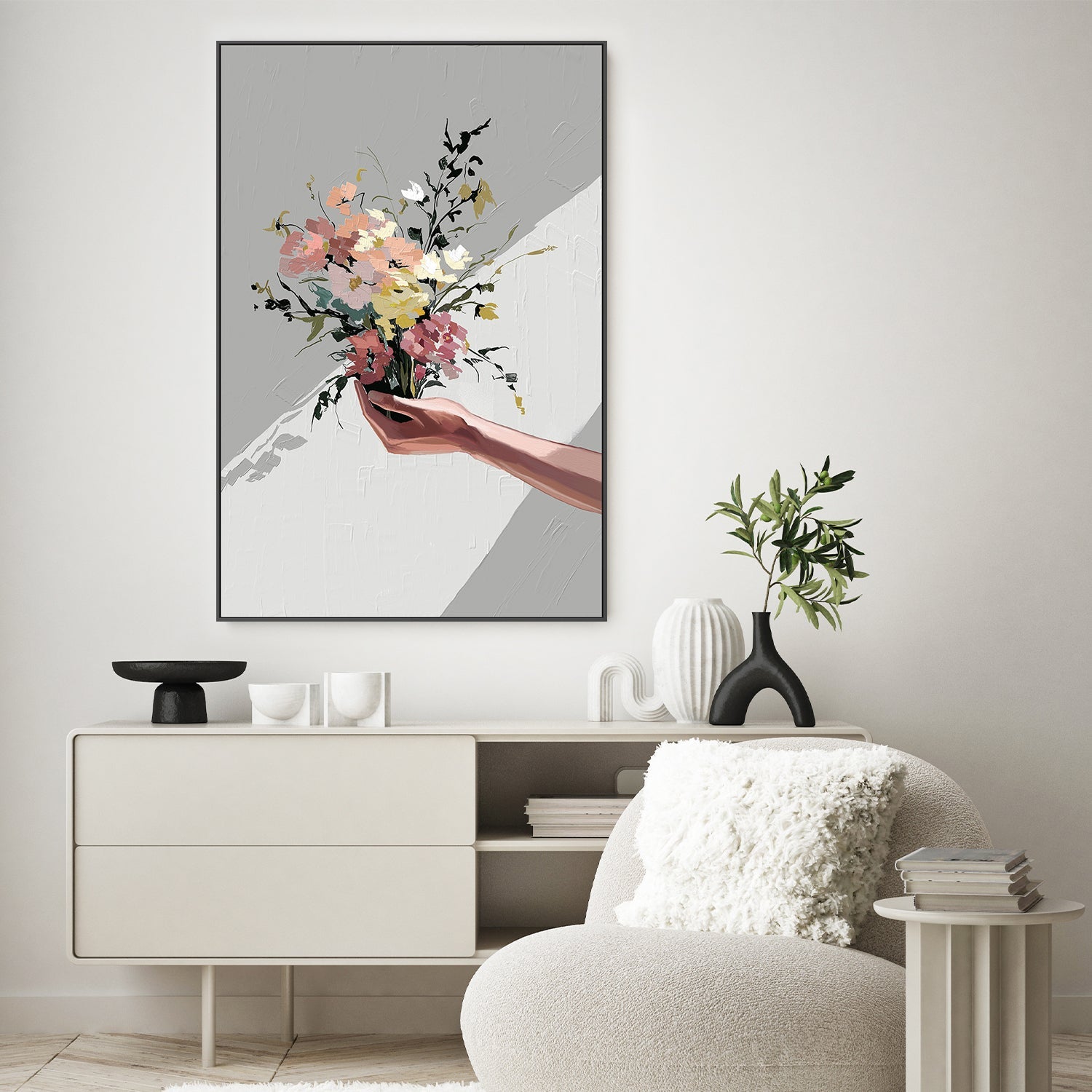 wall-art-print-canvas-poster-framed-Gentle Bunch , By Jenna Alheit-7
