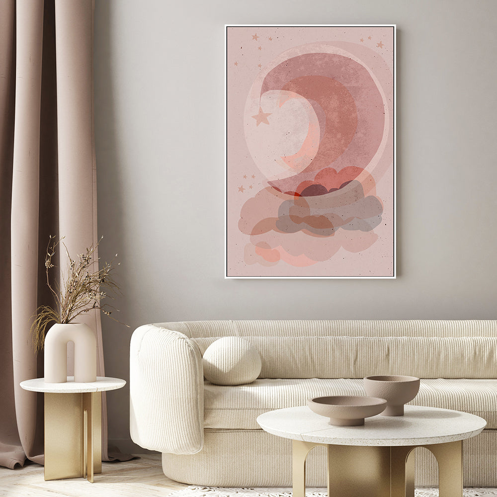 wall-art-print-canvas-poster-framed-Gentle Moon , By Treechild-GIOIA-WALL-ART