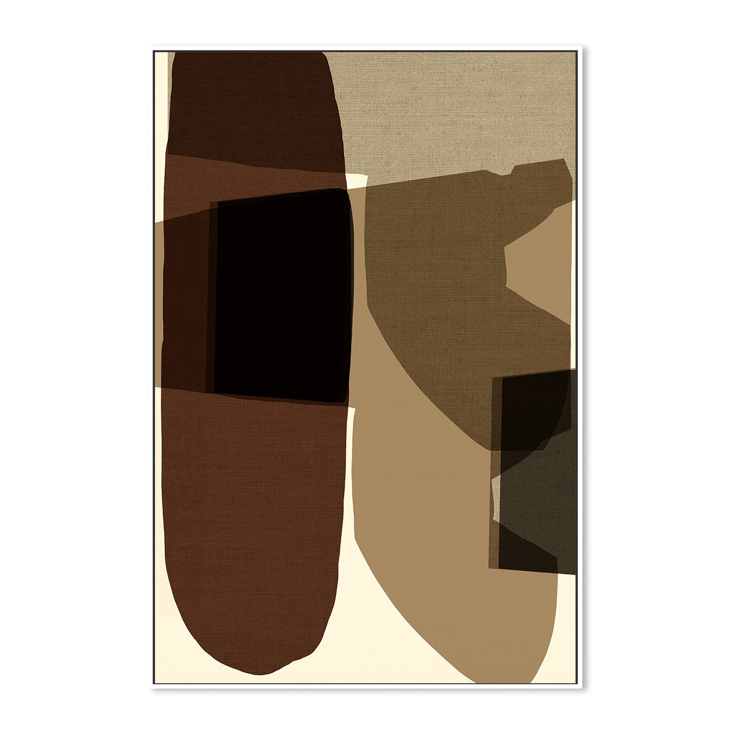 wall-art-print-canvas-poster-framed-Geometric Shapes And Earthy Tones-5