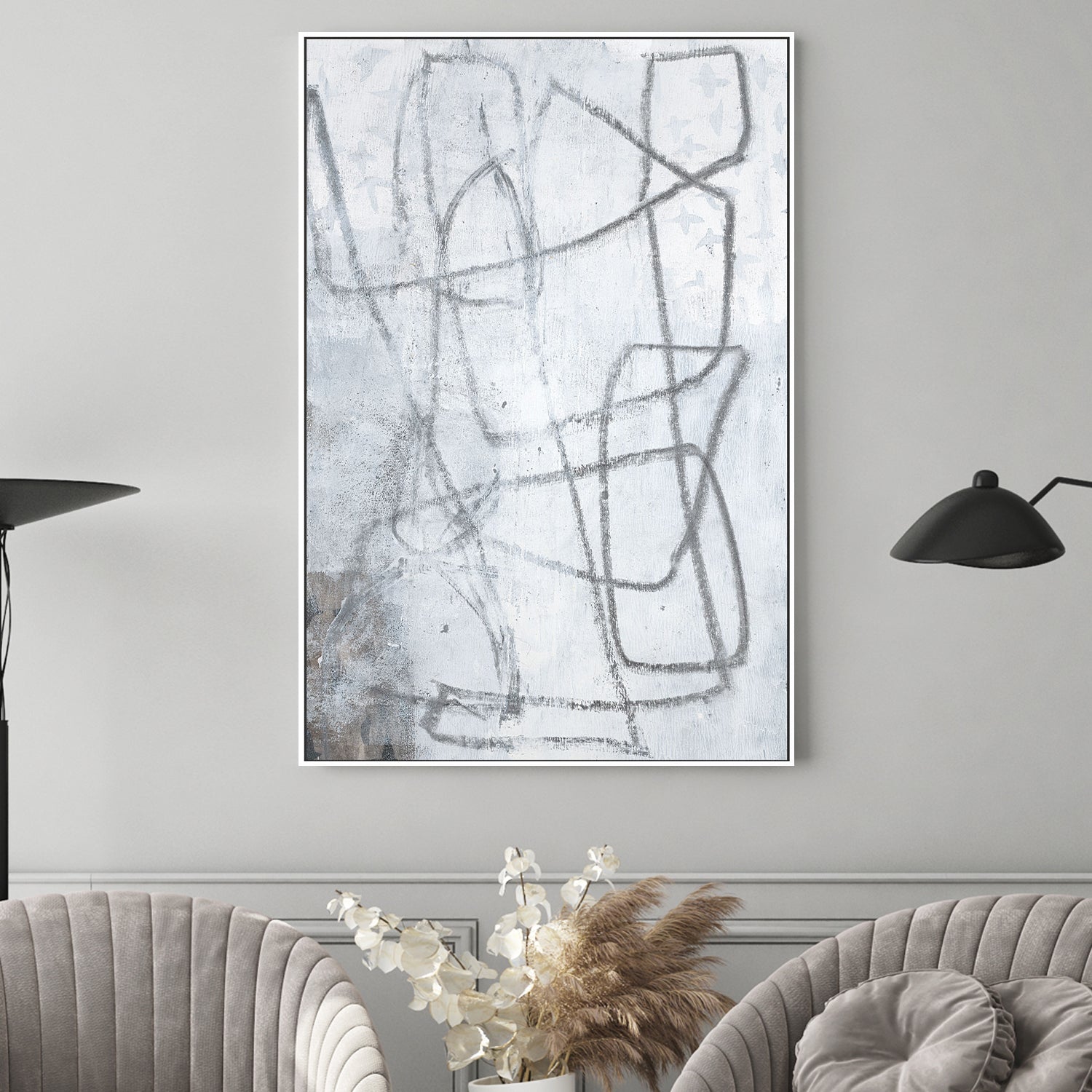 wall-art-print-canvas-poster-framed-Gestural Mark , By Aubrey-2